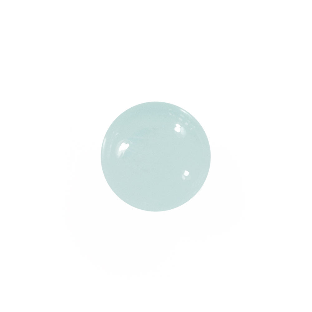 MILKY AQUAMARINE LENTIL ROUND CAB 6MM 0.76 Cts.