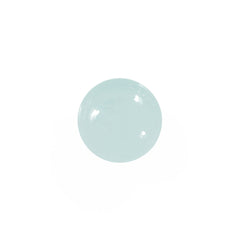 MILKY AQUAMARINE LENTIL ROUND CAB 6MM 0.76 Cts.