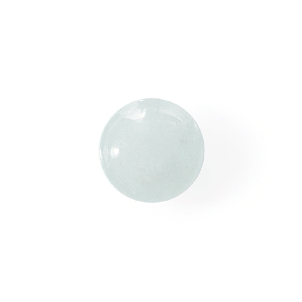 MILKY AQUAMARINE LENTIL ROUND 6MM 0.79 Cts.