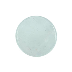 MILKY AQUAMARINE ROSE CUT ROUND 12MM 3.93 Cts.