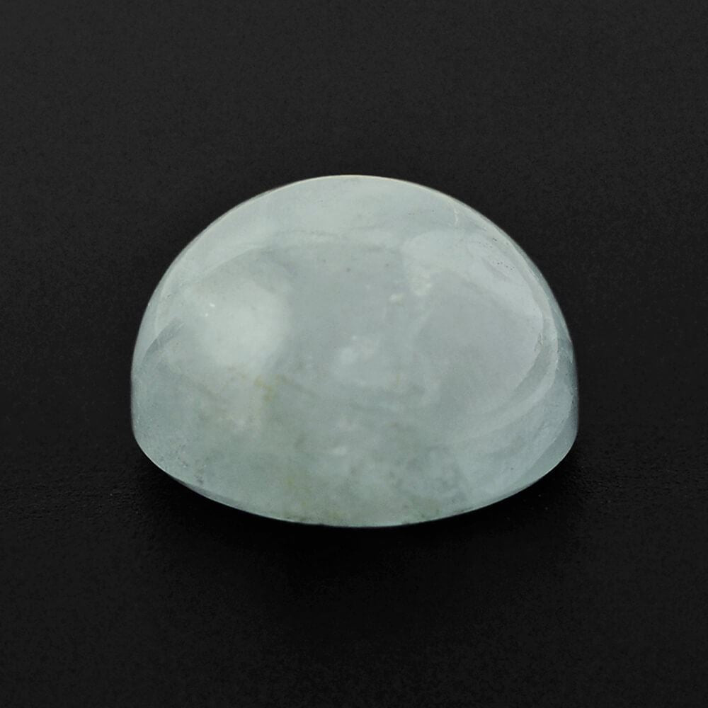MILKY AQUAMARINE ROUND CAB 8MM 2.35 Cts.
