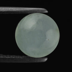 MILKY AQUAMARINE ROUND CAB 8MM 2.35 Cts.