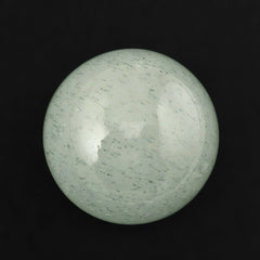 MILKY AQUAMARINE ROUND CAB 10MM 4.64 Cts.