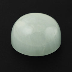 MILKY AQUAMARINE ROUND CAB 10MM 4.64 Cts.