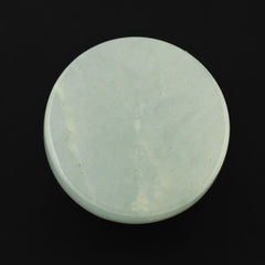 MILKY AQUAMARINE ROUND CAB 10MM 4.64 Cts.