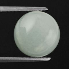 MILKY AQUAMARINE ROUND CAB 10MM 4.64 Cts.