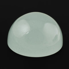 MILKY AQUAMARINE ROUND CAB 14MM 12.20 Cts.