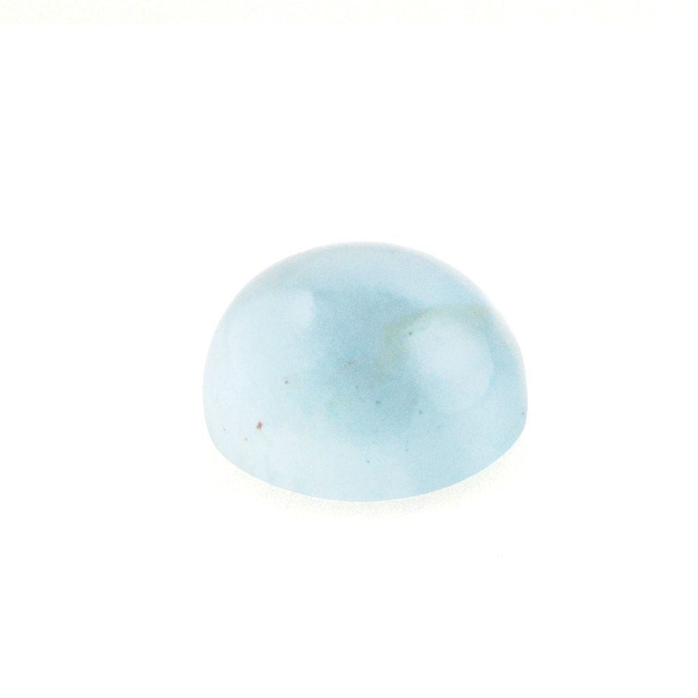 MILKY AQUAMARINE ROUND CAB (AA) 6MM 0.91 Cts.