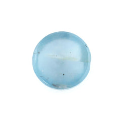MILKY AQUAMARINE ROUND CAB (AA) 6MM 0.91 Cts.