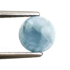MILKY AQUAMARINE ROUND CAB (AA) 8MM 2.12 Cts.