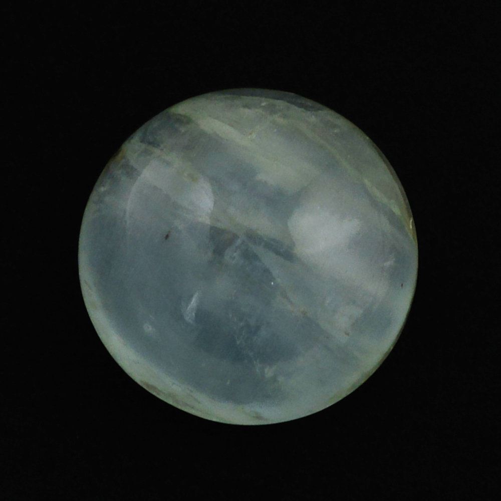 MILKY AQUAMARINE ROUND CAB (A) 8MM 2.06 Cts.