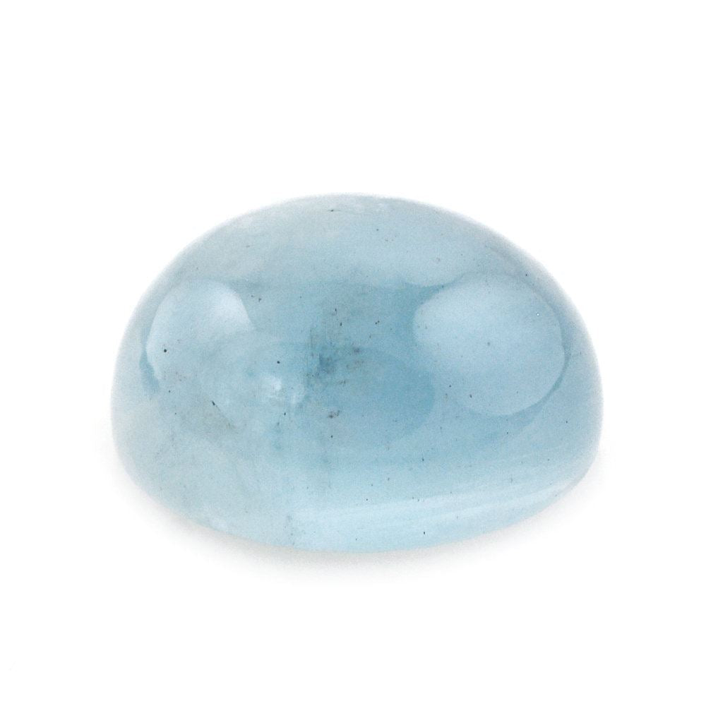 MILKY AQUAMARINE OVAL CAB (AA) 12X10MM 5.24 Cts.