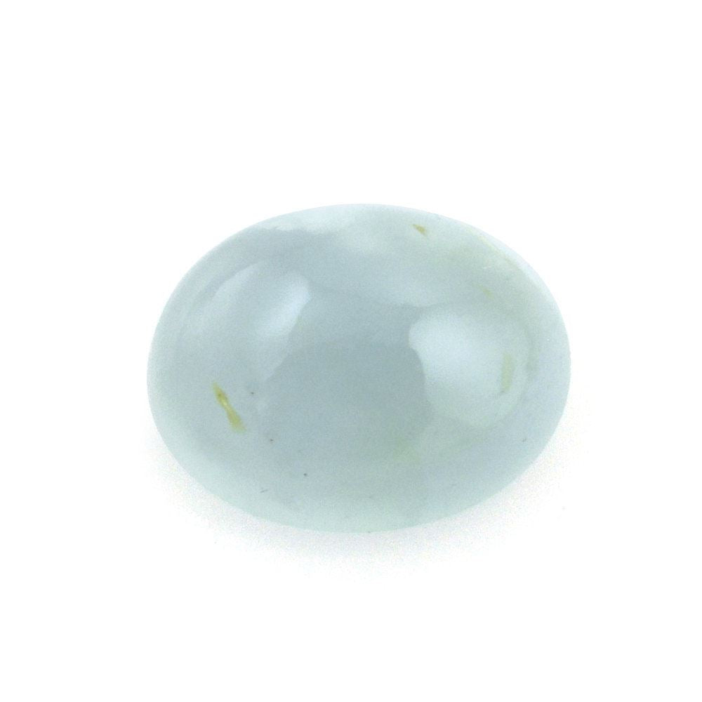 MILKY AQUAMARINE OVAL CAB 9X7MM 1.86 Cts.