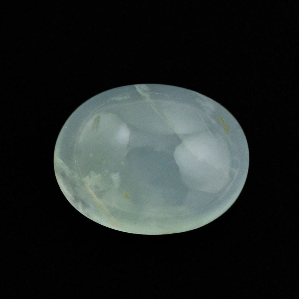 MILKY AQUAMARINE OVAL CAB 9X7MM 1.86 Cts.