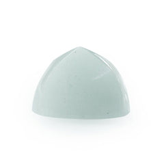 MILKY AQUAMARINE PYRAMID CUSHION CAB 12MM 8.50 Cts.