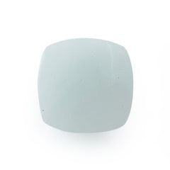 MILKY AQUAMARINE PYRAMID CUSHION CAB 12MM 8.50 Cts.