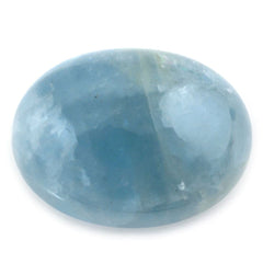 MILKY AQUAMARINE OVAL CAB (AA) 16X12MM 8.94 Cts.