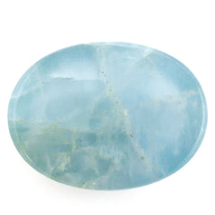 MILKY AQUAMARINE OVAL CAB (AA) 16X12MM 8.94 Cts.