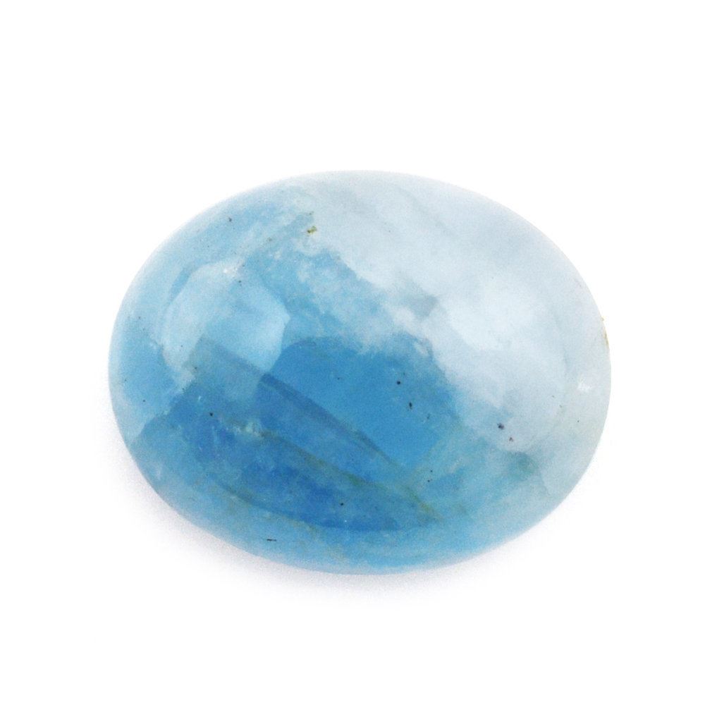 MILKY AQUAMARINE OVAL CAB (AA) 10X8MM 2.69 Cts.
