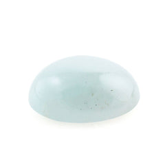 MILKY AQUAMARINE OVAL CAB 10X8MM 2.58 Cts.