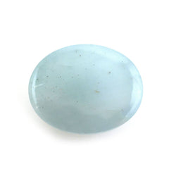 MILKY AQUAMARINE OVAL CAB 10X8MM 2.58 Cts.