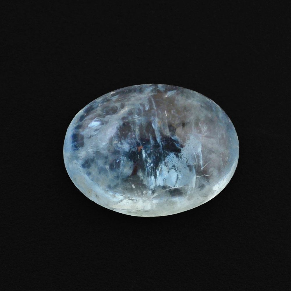 MILKY AQUAMARINE OVAL CAB (AAA) 8X6MM 1.28 Cts.