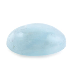 MILKY AQUAMARINE OVAL CAB (AA) 14X10MM 5.81 Cts.