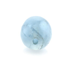 MILKY AQUAMARINE PLAIN OLIVE (FULL DRILL 0.80MM) (AA/HI) 8X6MM 1.98 Cts.