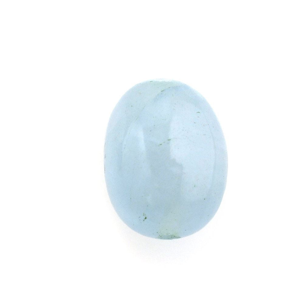 MILKY AQUAMARINE PLAIN OLIVE (FULL DRILL 0.80MM) (AA) 8X6MM 2.05 Cts.