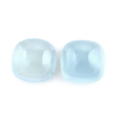 MILKY AQUAMARINE CUSHION CAB (A) 8MM 2.23 Cts.