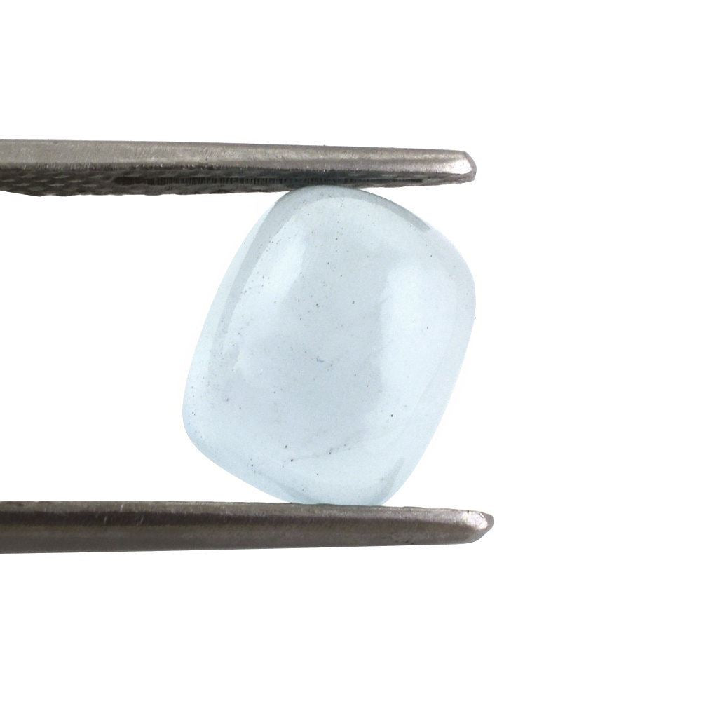 MILKY AQUAMARINE CUSHION CAB (A) 10X8MM 2.95 Cts.