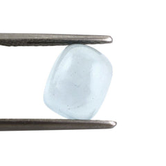MILKY AQUAMARINE CUSHION CAB (A) 10X8MM 2.95 Cts.