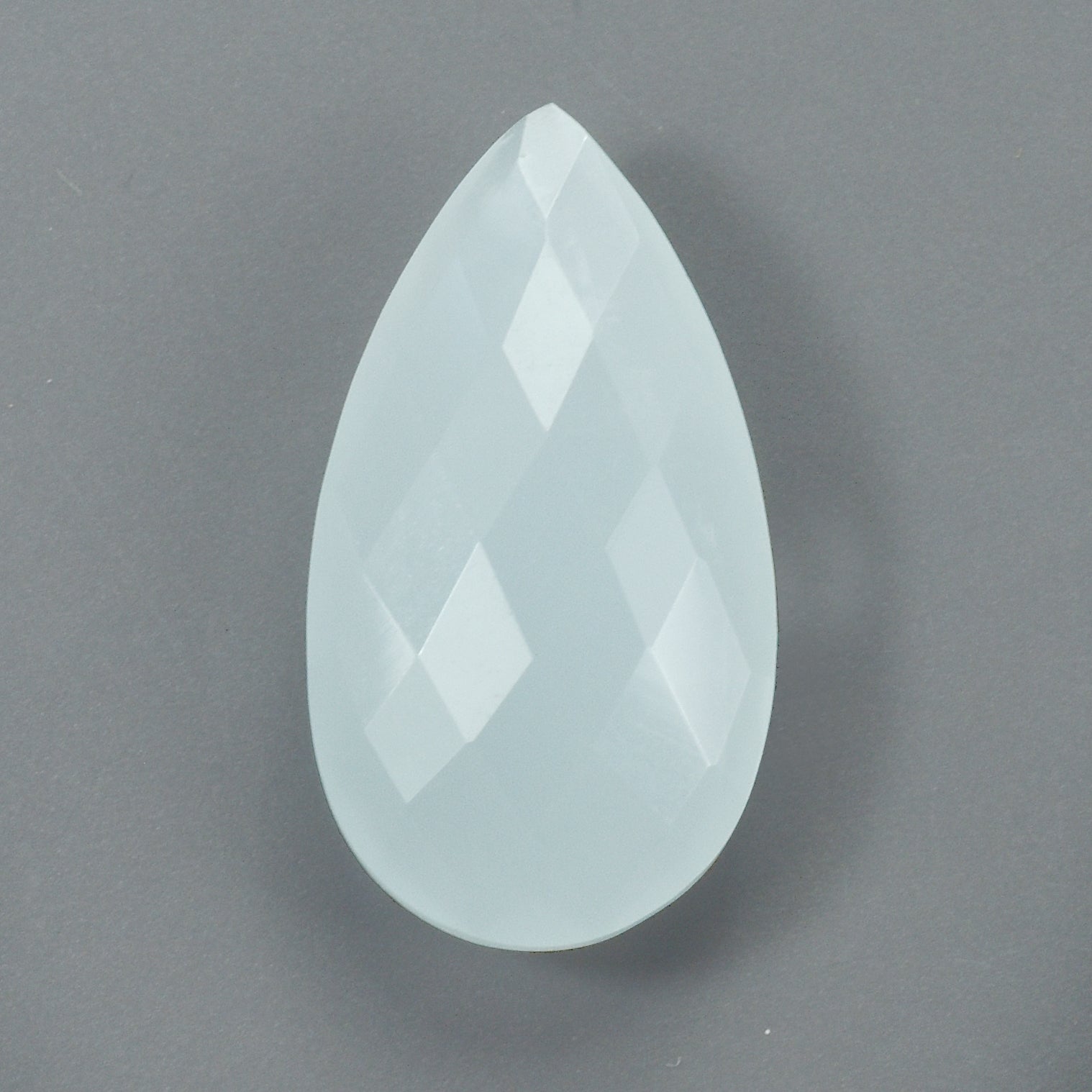 MILKY AQUAMARINE BRIOLETTE PEAR 22X12MM 10.45 Cts.