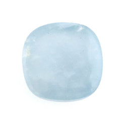 MILKY AQUAMARINE CUSHION CAB (A) 9MM 3.17 Cts.