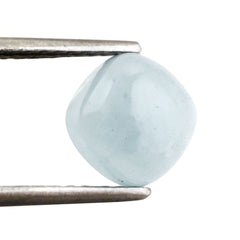 MILKY AQUAMARINE CUSHION CAB (A) 9MM 3.17 Cts.
