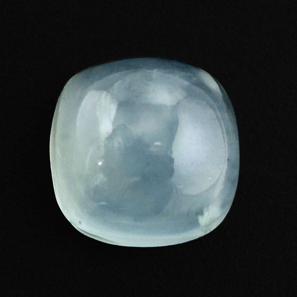 MILKY AQUAMARINE CUSHION CAB (A) 7MM 1.55 Cts.