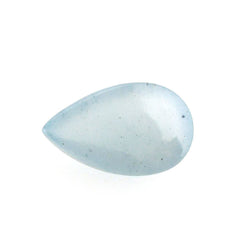 MILKY AQUAMARINE PEAR CAB (A) 8X6MM 0.78 Cts.