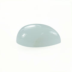 MILKY AQUAMARINE PEAR CAB 15X12MM 8.31 Cts.