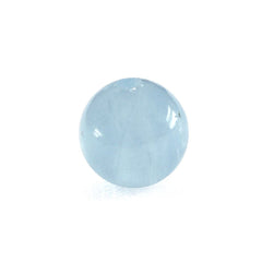 MILKY AQUAMARINE PLAIN ROUND BALLS (FULL DRILL 1.50MM) (AA) 6MM 1.64 Cts.