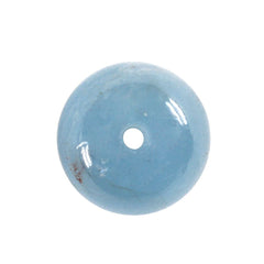 MILKY AQUAMARINE PLAIN ROUND BALLS (FULL DRILL 1.50MM) (AA) 10MM 7.37 Cts.