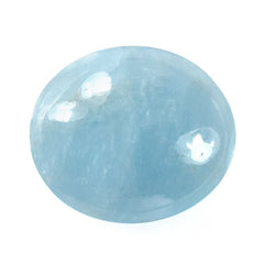 MILKY AQUAMARINE OVAL CAB (AA) 16X14MM 8.20 Cts.