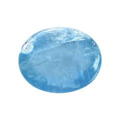 MILKY AQUAMARINE OVAL CAB (AAA) 10X8MM 2.95 Cts.