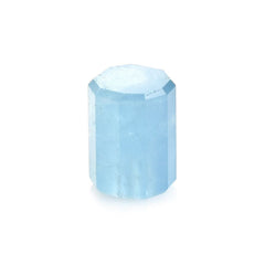 MILKY AQUAMARINE BARREL (HALF-DRILL) (AAA) 11X8MM 7.23 Cts.
