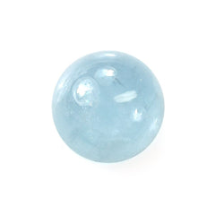 MILKY AQUAMARINE ROUND CAB (AA) 10MM 4.43 Cts.