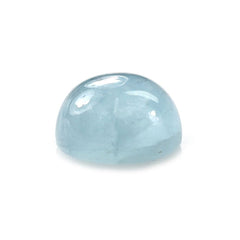 MILKY AQUAMARINE ROUND CAB (AA) 10MM 4.43 Cts.