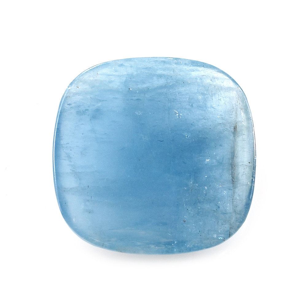 MILKY AQUAMARINE CUSHION CAB (AAA) 20MM 13 Cts.