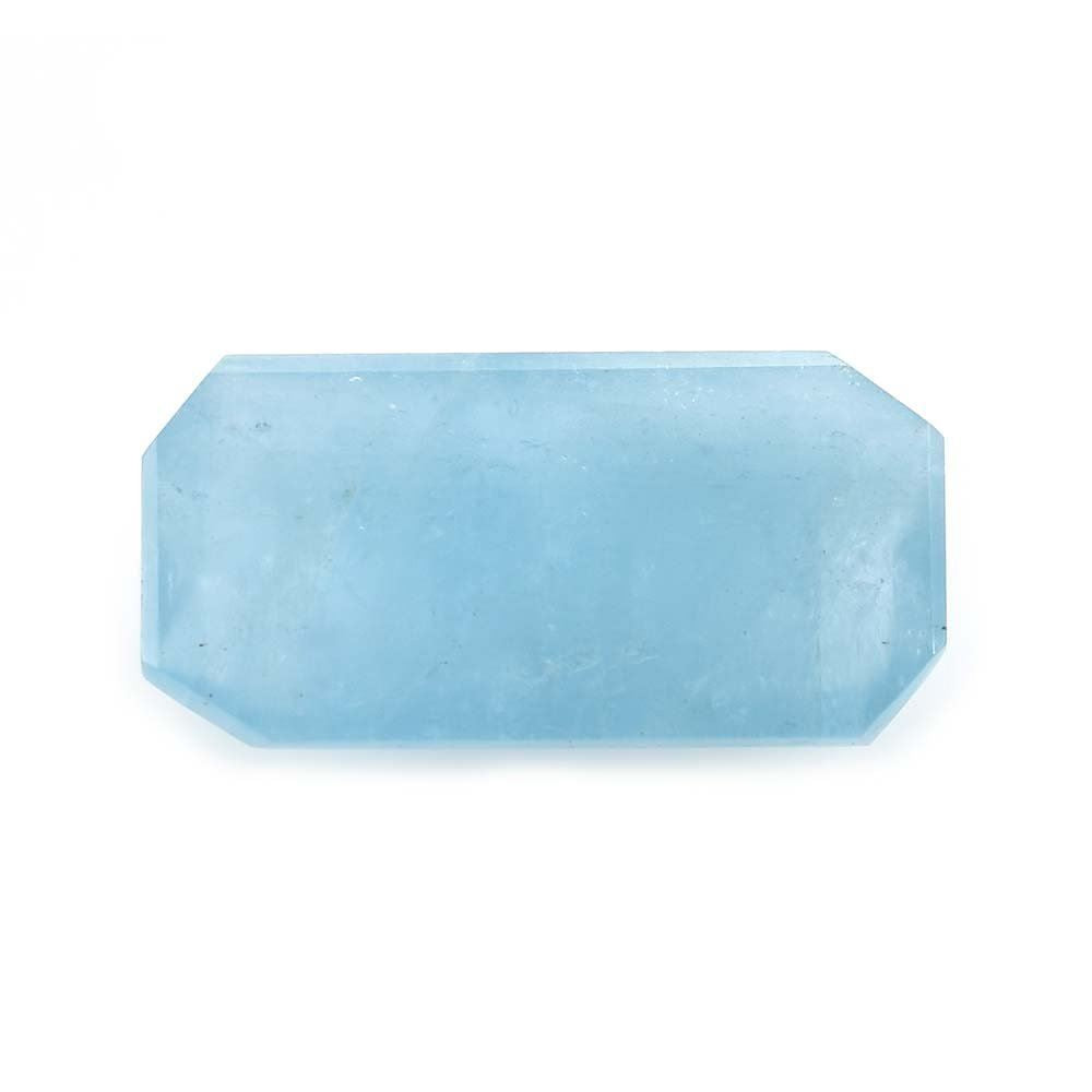 MILKY AQUAMARINE ROSE CUT OCTAGON CAB (AA) 20X10MM 8.69 Cts.