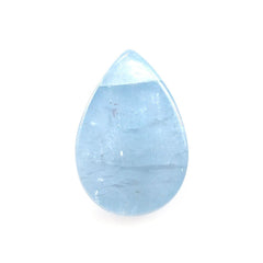 MILKY AQUAMARINE PEAR CAB (AA) 12X8MM 3.00 Cts.