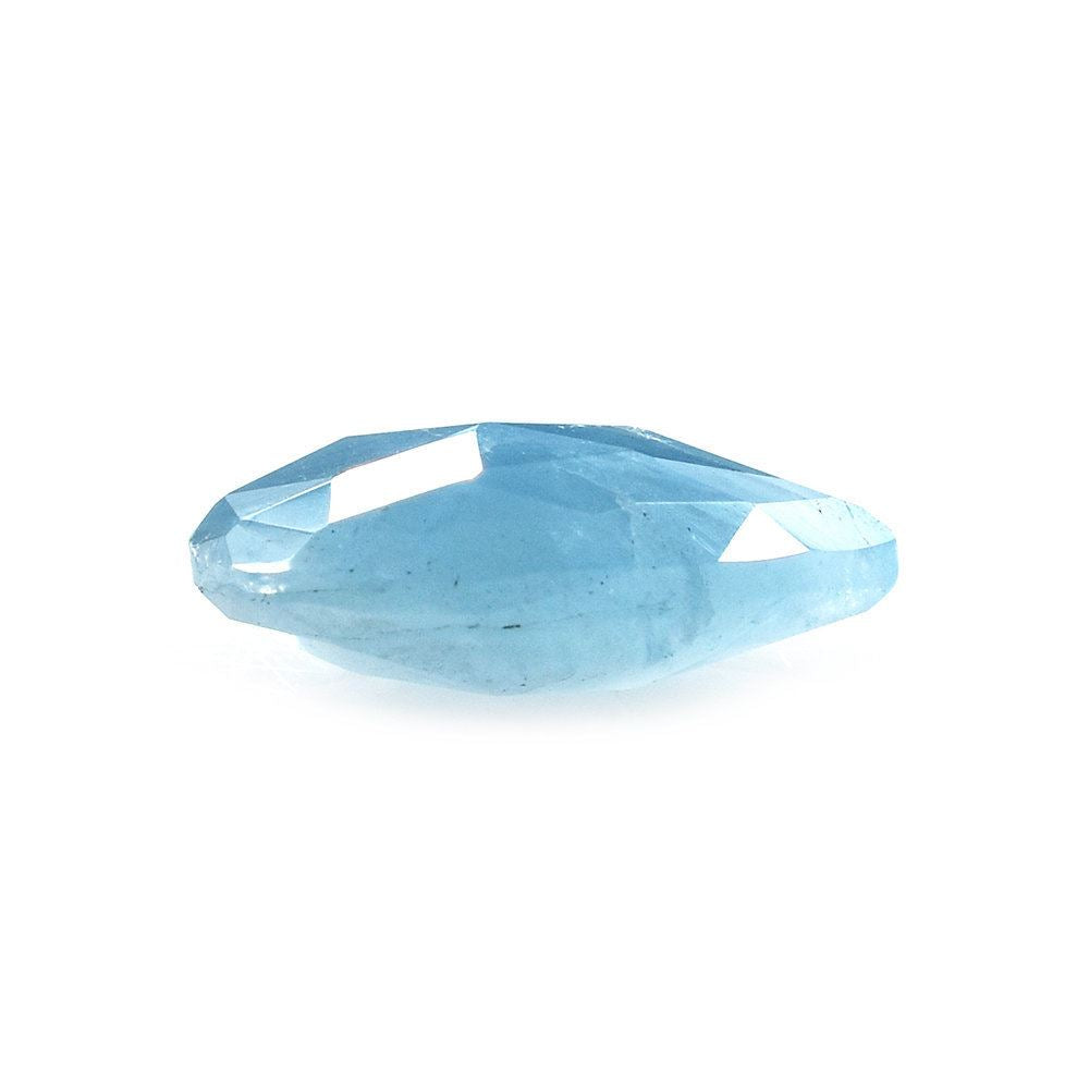 MILKY AQUAMARINE ROSE CUT BRIOLETTE PEAR (AAA) 14X10MM 4.51 Cts.