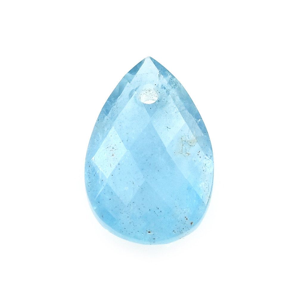 MILKY AQUAMARINE BRIOLETTE PEAR (FULL-DRILL) (AAA) 12X8MM 2.63 Cts.